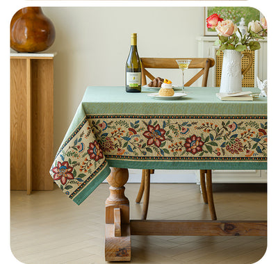 Mantel Rectangular para Mesa de Centro - Diseño Atmosférico en Tela - Image 25