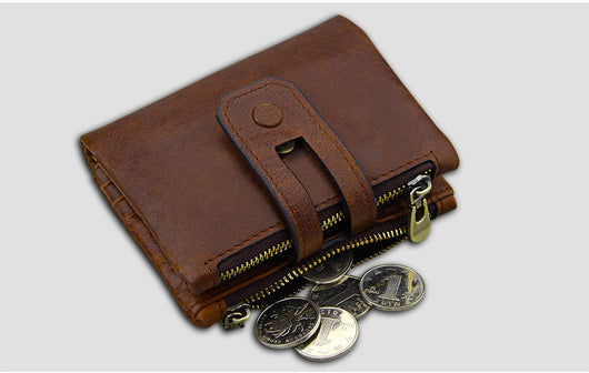 Billetera de Cuero Genuino con Protección RFID y Bloqueo Antirrobo - Image 22