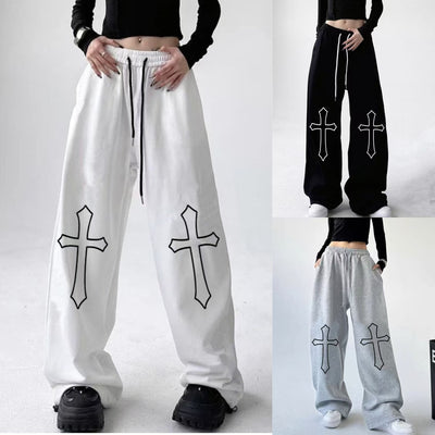 Pantalón Deportivo Cintura Alta con Cordón Estilo Hot Girl Hiphop - Image 20
