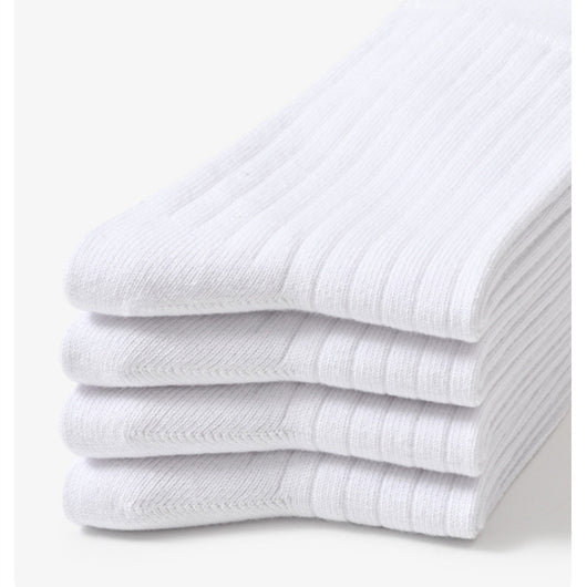 Calcetines Deportivos Blancos Tubo Medio para Niños y Niñas - Image 13