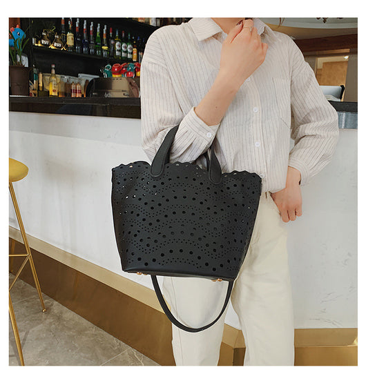 Bolso Bandolera Un Hombro Versátil con Diseño Bucket