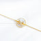 New Cross Round Bracelet Women X Shape Circle Pendant Dorado Blanco mother of pearl
