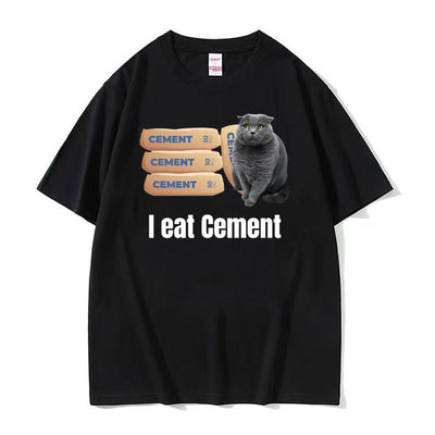 Camiseta Estampada Unisex Cuello Redondo Manga Corta Suelta - Image 12