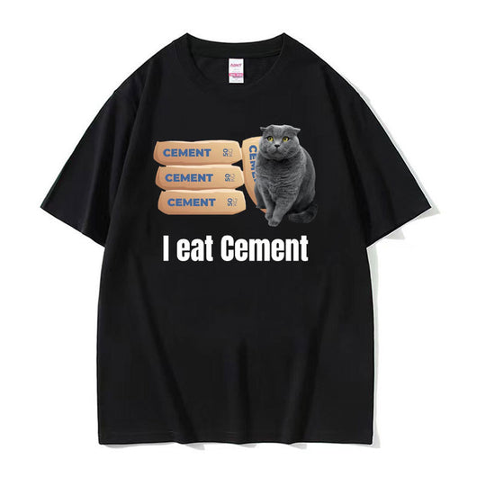Camiseta Estampada Unisex Cuello Redondo Manga Corta Suelta - Image 12