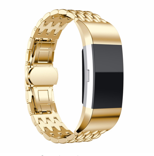 Pulsera Fitbit Charge 2 Acero Inoxidable Patrón Dragón - Image 3