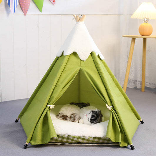 Cama Tienda para Gatos - Nido Desmontable y Lavable Tamaño Pequeño y Mediano - Image 2