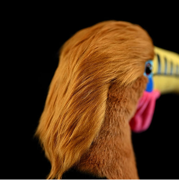 Peluche Diseño Original Hornbill de Cuello Marrón