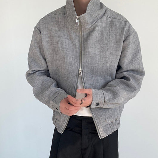 Chaqueta Minimalista para Pareja - Diseño Urbano Otoño