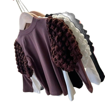 Blusa Blanca con Mangas Abullonadas - Image 10