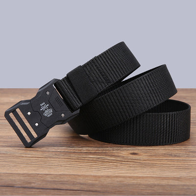 Cinturón Táctico de Lona con Hebilla de Liberación Rápida para Hombre - Image 13