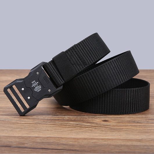 Cinturón Táctico de Lona con Hebilla de Liberación Rápida para Hombre - Image 13
