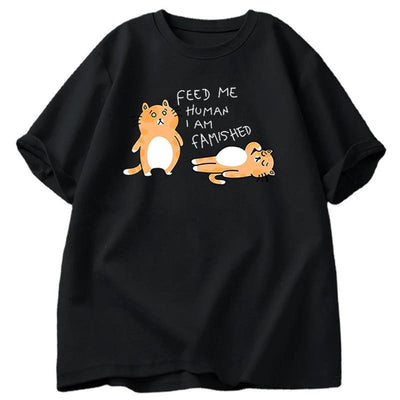 Camiseta Estampada con Gatos Divertidos para Hombre y Mujer - Image 9