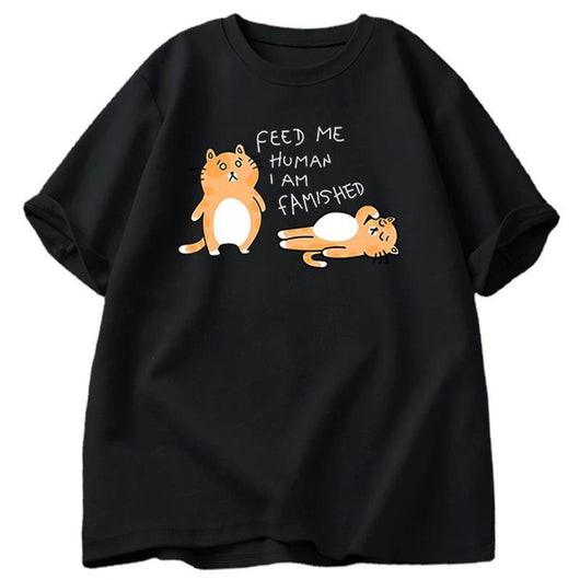 Camiseta Estampada con Gatos Divertidos para Hombre y Mujer - Image 9