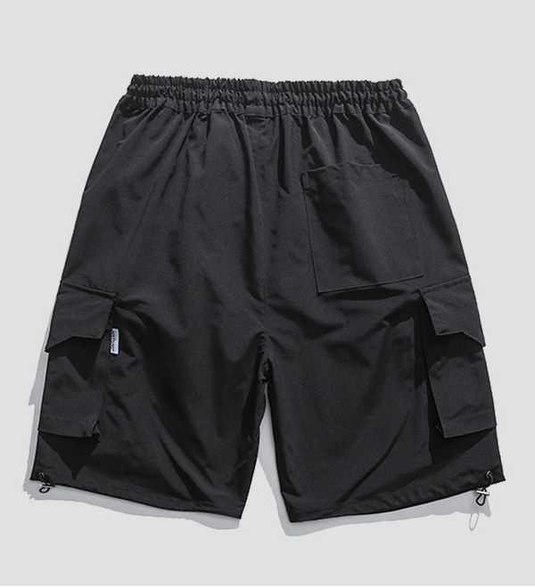 Shorts Casuales Hombre Estilo Coreano Cintura Alta Bolsillos Amplios