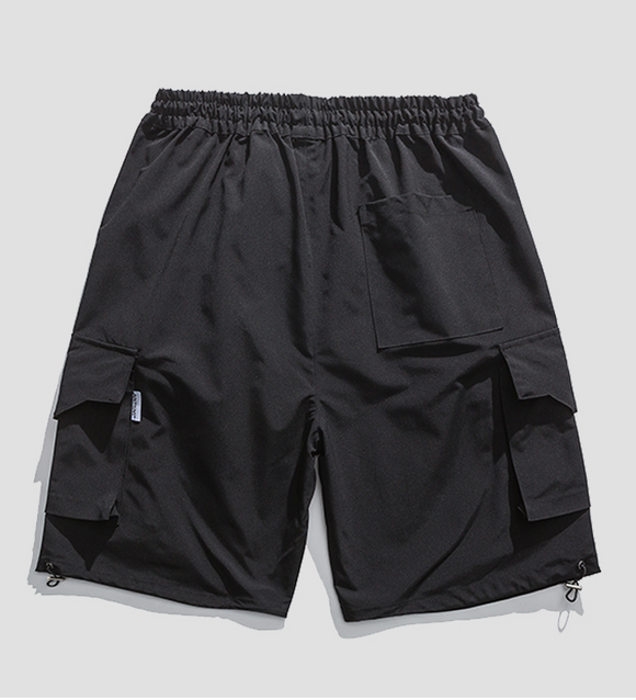 Shorts Casuales Hombre Estilo Coreano Cintura Alta Bolsillos Amplios