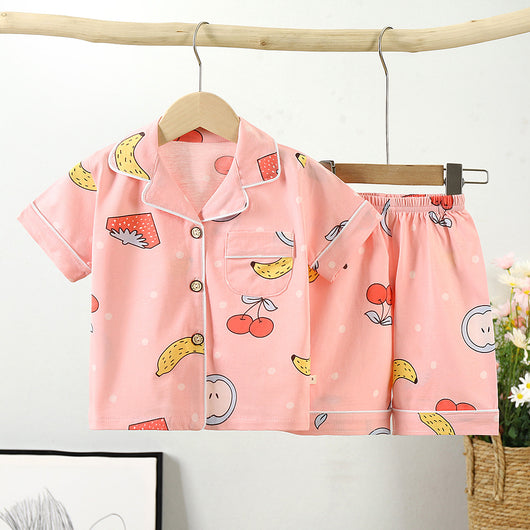 Pijama Infantil Estilo Coreano de Algodón con Cuello - Image 16