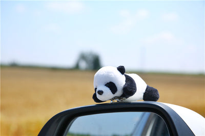 Peluche Panda Rojo de Malla Suave