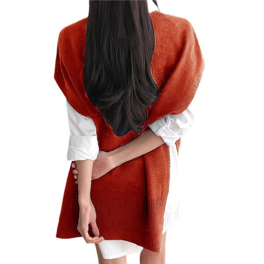 Chaleco Suelto Cuello V Talla Grande - Diseño Versátil - Image 16