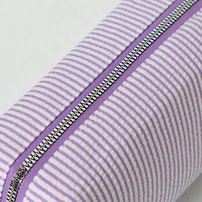 Bolsa de Cosméticos de Viaje con Rayas Bordadas - Image 32