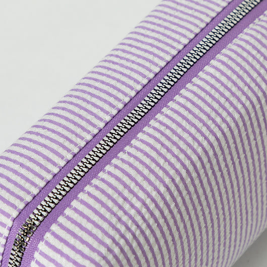 Bolsa de Cosméticos de Viaje con Rayas Bordadas - Image 32