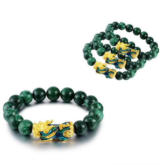 Pulsera Mascota Calcedonia Verde 12mm con Cambio de Color Térmico - Image 14
