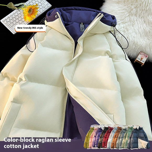 Abrigo Acolchado Holgado con Capucha - Algodón Casual para Hombre