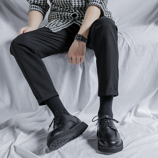 Zapatos de Cuero Casual para Hombre con Suela Gruesa - Estilo Ejecutivo Moderno - Image 8