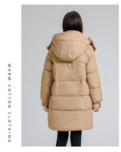 Abrigo Acolchado con Plumón y Capucha - Chaqueta de Algodón Elegante - Image 19