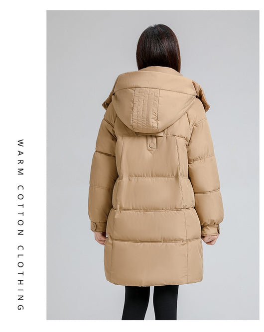 Abrigo Acolchado con Plumón y Capucha - Chaqueta de Algodón Elegante - Image 19