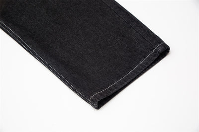 Jeans Negros con Bordado de Calavera para Hombre - Image 17
