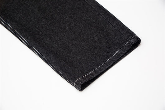 Jeans Negros con Bordado de Calavera para Hombre - Image 17