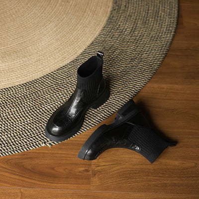 Botas Tejidas de Confort y Estilo Casual para Mujer - Image 7