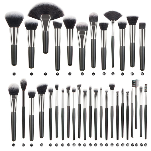 Set Completo de Brochas de Maquillaje con Cerdas Naturales - Image 13