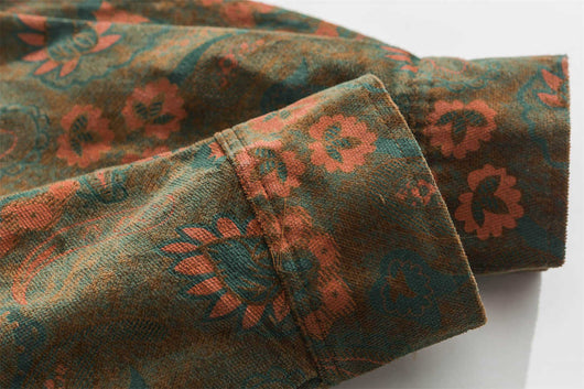 Camisa Floral Vintage Otoño - Diseño Clásico - Image 11