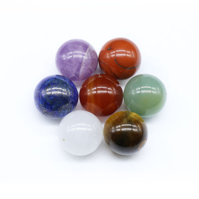 Esfera de Piedra Natural de 7 Chakras 20MM - Caja Presentación
