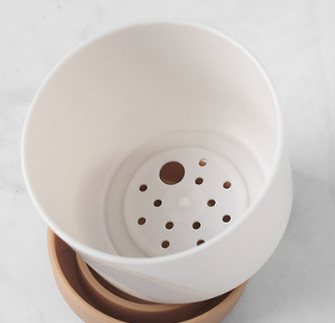 Maceta de Plástico Blanca con Drenaje Automático para Suculentas - Image 20
