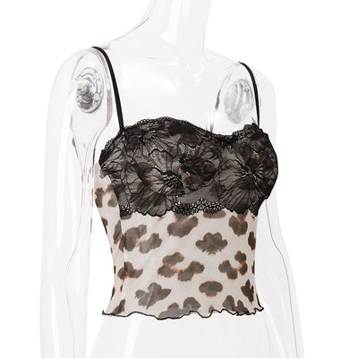 Chaleco Suspensor Slim con Estampado de Leopardo - Image 7