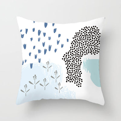 Funda de Almohada Geométrica Moderna en Poliéster Peachskin - Image 32