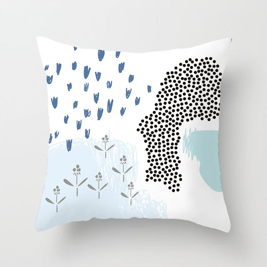 Funda de Almohada Geométrica Moderna en Poliéster Peachskin - Image 32