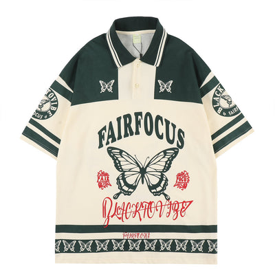 Camiseta Manga Corta Estampado Mariposas para Hombre - Image 3