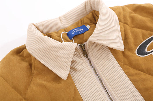 Abrigo Térmico Acolchado Hombre Estilo Retro Solapas Anchas - Image 12