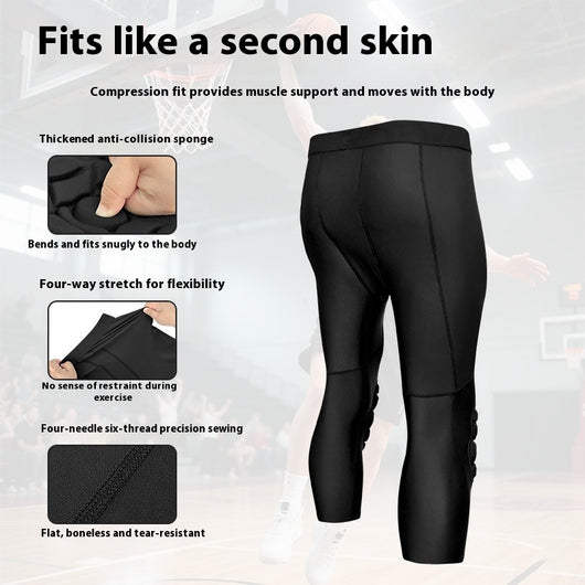 Leggings Deportivos Cortos con Protectores de Rodilla Integrados - Image 4
