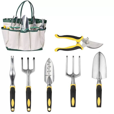 Juego de 8 Herramientas de Jardín en Aleación de Aluminio con Mango Ergonómico - Image 3