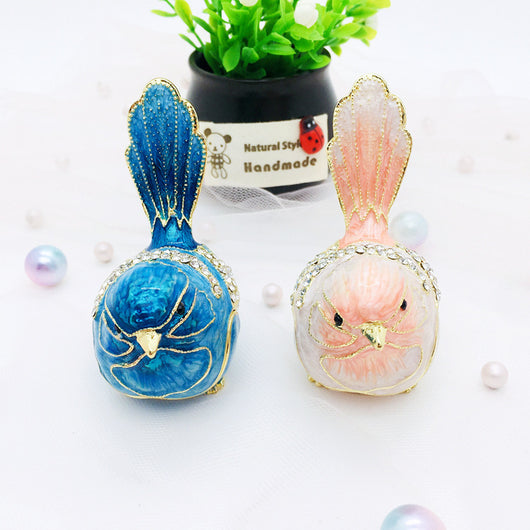 Joyero de Esmalte Decorativo - Caja Metálica Jaula de Pájaro - Image 10