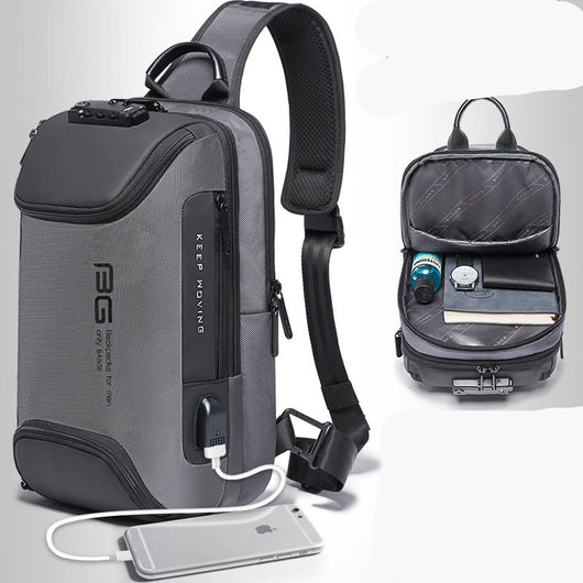 Mochila de Pecho con Carga USB para Aventuras al Aire Libre - Image 9