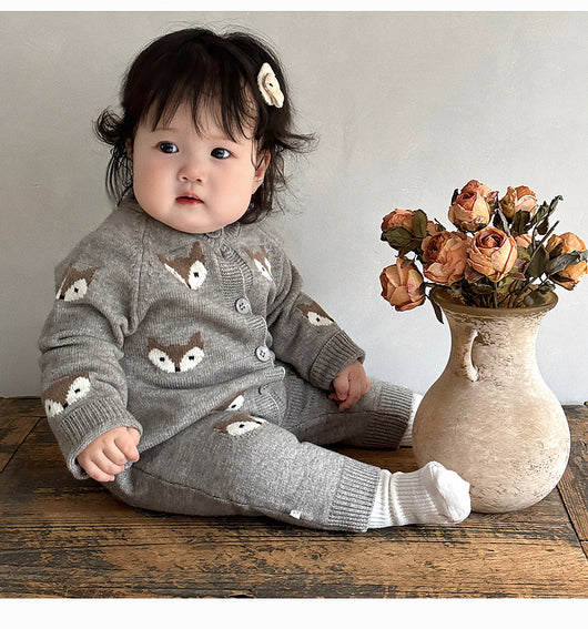 Mameluco Tejido para Bebé con Diseño de Animales en Lana - Image 19