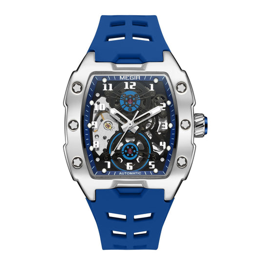 Reloj Deportivo Mecánico Resistente al Agua Diseño Cilíndrico para Hombre - Image 4