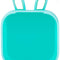 Rabbit Ears Verde 3 Piezas