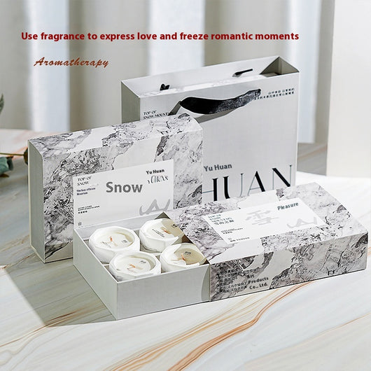 Vela Aromaterápica Octágono Tinta - Caja Regalo Elegante