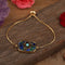 Stone Bead Pendant Women Paved Sun Flower Mix Stone Bracelet